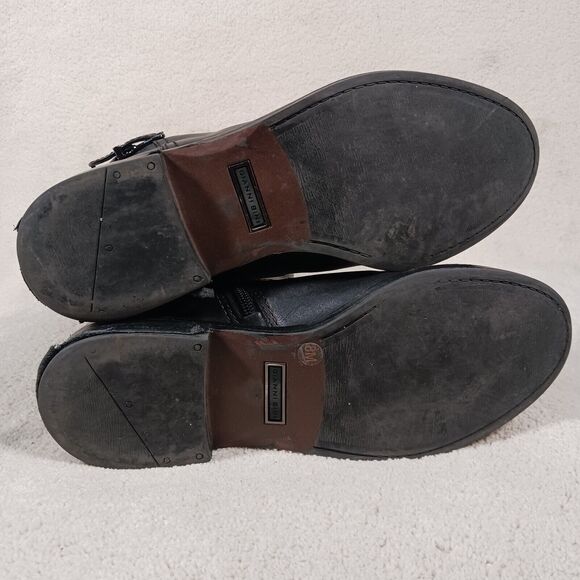 Gianni Bini Two Toned Brown & Black Riding Boots Gianni Bini 8M Equestrian VGUC - Picture 7 of 9